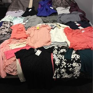 Junior girls tops. Size small and medium. NWT